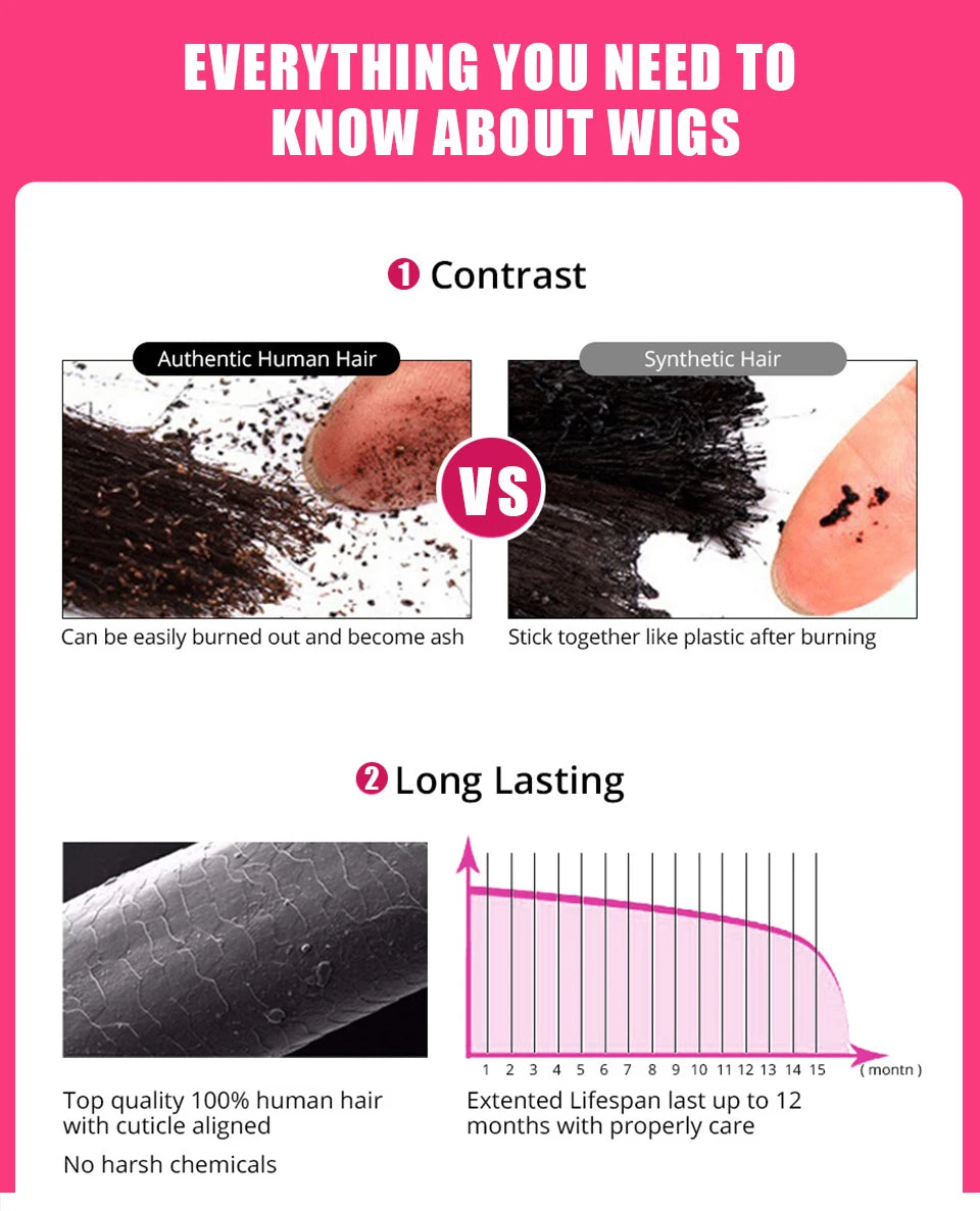 Burmese Hair Side Part Pixie Cut Straight Wigs Short Bob Hair Wig 100% Human Hair 13x4 Lace Front Human Hair Wigs Natural Color