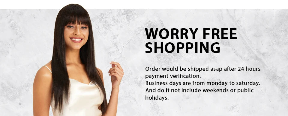 Lekker Chocolate Brown Long Straight 100% Human Hair Wig With Bangs For Women Brazilian Remy Hair Full Machine Made Daily Wigs