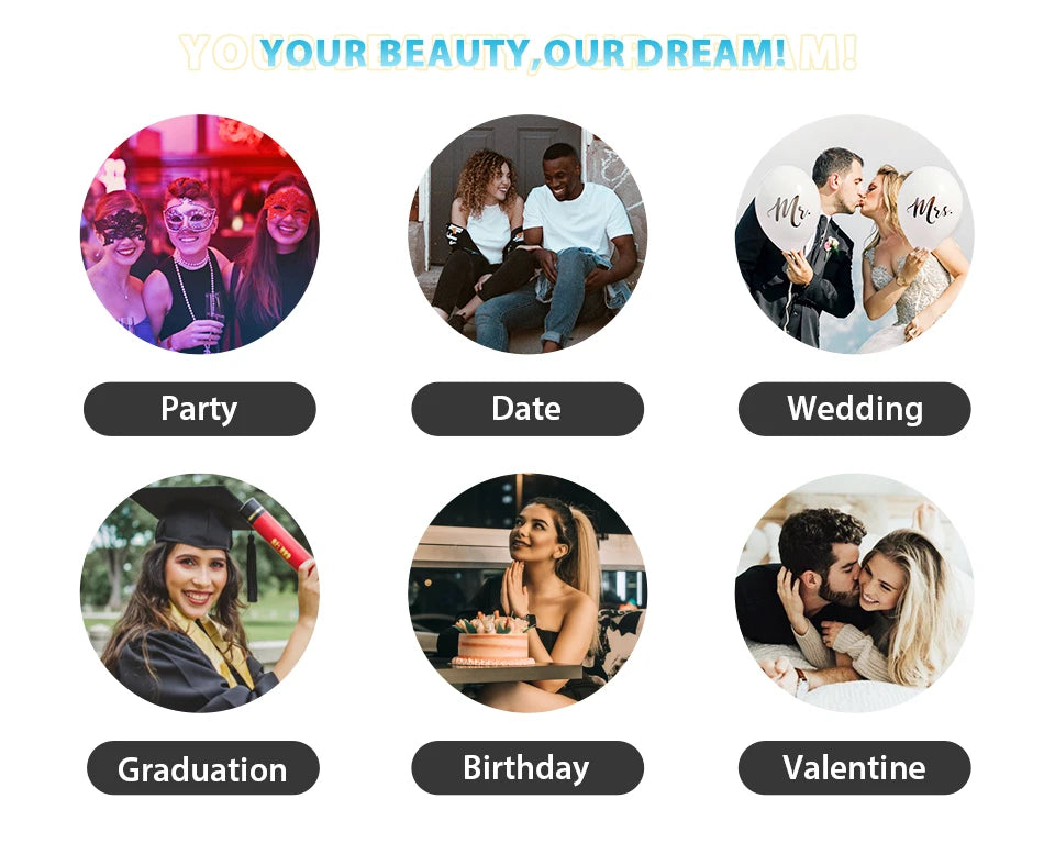 Lekker Chocolate Brown Long Straight 100% Human Hair Wig With Bangs For Women Brazilian Remy Hair Full Machine Made Daily Wigs