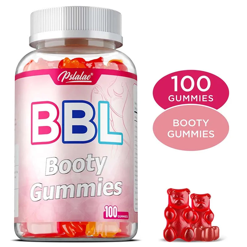 BBL Gummies for Bigger Butt Growth - Tighten Buttocks, Prevent Sagging and Collapse, Increase Sexy Buttocks, Shape Female Body